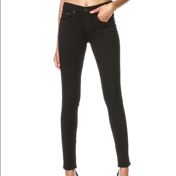 rag & bone Denim - Black Rag & Bone Skinny Jeans Size 26